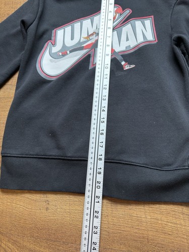 Nike Jordan Jumpman Full Zip Fleece Hoodie Sweatshirt Jacket - Boys Size Medium - Picture 8 of 8