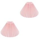  Set of 2 Decorative Lamp Shades for Table Lamps Fabric Lampshade Covers