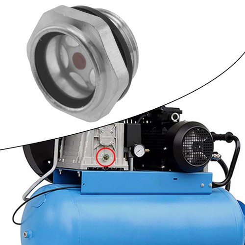 Luftkompressor Öl Schauglas 3/4" NPT Aluminium Ölstandsanzeige nützlich Neu - Bild 17 von 24