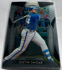 2019 Panini Prizm Baseball Justin Smoak Toronto Blue Jays base card #11