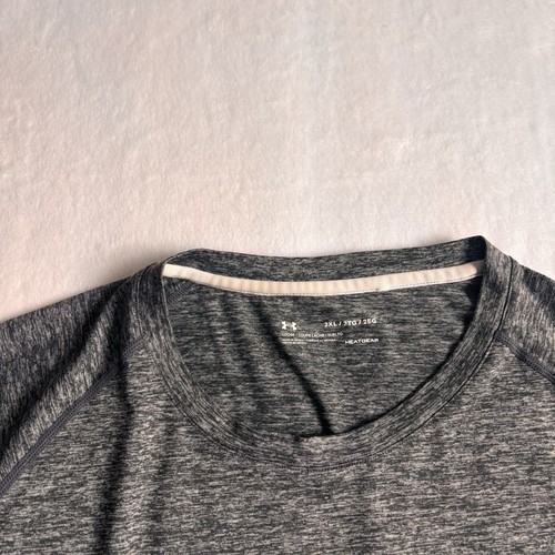 Under Armour HeatGear Loose Grau Kurzarm Active Shirt Herren 2XL Rundhals - Bild 3 von 7