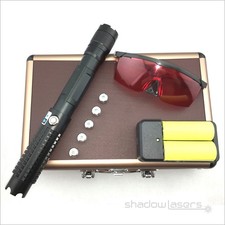 XG8 520nm Adjustable Focus GR Laser Pointers Pen Visible Beam Light+Case US