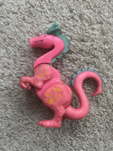 Fisher-Price Little People Pink Dragon w/ Ears Vintage Toy Castle Figure