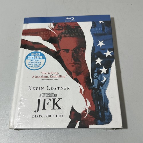 JFK Director' Cut (1991) Oliver Stone (OOP Digibook Blu-ray) SEALED! - Picture 1 of 3