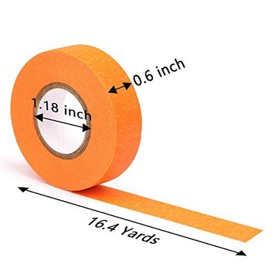 Anterat 8-Roll Colored Masking Tape – 393ft X 0.6 Inch, Painters Craft Tape For DIY, Labeling & Color-Coding