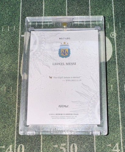 2023 FansMall CABRA Lionel Messi Argentina SSP 1:12500 Holo vitral 🏆8x🟡 - Imagen 2 de 2