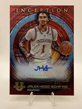 2022-23 Bowman Inception - Jalen Hood-Schifino Red Auto /5 #BIA-JH Indiana