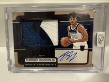2024-25 Panini Terrence Shannon Jr. Precision Jersey Autographs 03/35 Purple