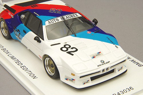 Spark SKB43036 1/43 BMW M1 Procar AUTO BEAUREX #82 1981 S. Uchida KIDBOX - Picture 4 of 6