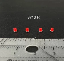 4 Pack 1/87 HO Vintage Red Beacon Lightbar Michigan State Police Fire Ambulance