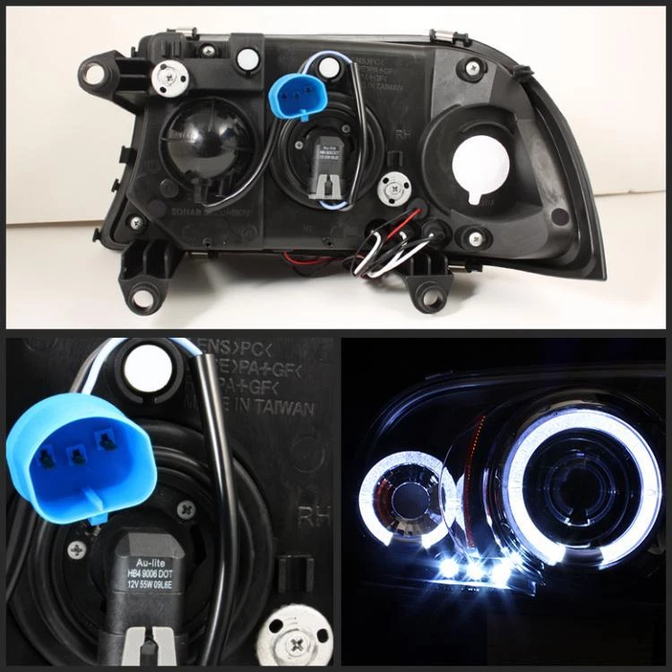 Faros proyectores LED señal de esquina negros para Dodge Dakota 98-03 Durango 1997-2004 Foto 3 de 4