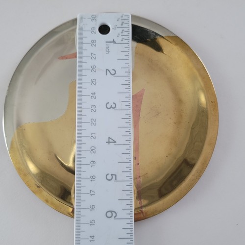 Los Castillo Mexiko gemischte Metalle handgeschmiedet 6" Teller Hirsch #235 - Bild 4 von 6