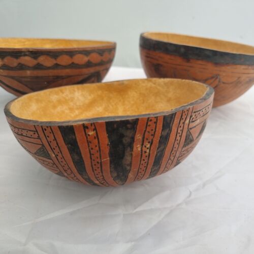 Old Wooden Africano Bowl Calabaza Antigua África Madera Africano Decoración - Imagen 2 de 12