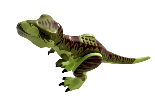 LEGO T-REX Dinosauro T-REX Jurassic 76944 Strisce Verde Scuro Parti Mobili - Foto 3 di 14