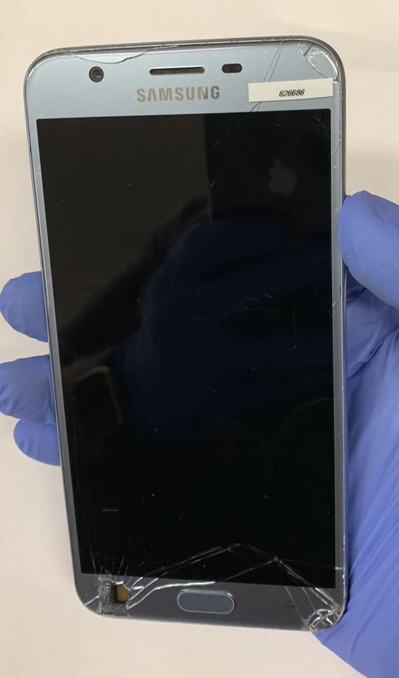 SAMSUNG GALAXY J7 STAR Metropcs ESN limpio funciona muy bien pantalla agrietada ENVÍO GRATUITO Foto 4 de 4