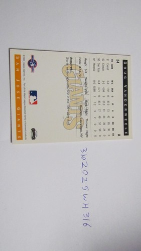 1993 Classic Best Doug Vanderweele signed baseball card - Picture 2 of 2