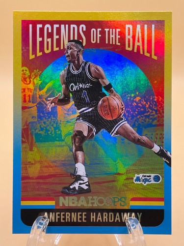 Holo Foil Hoops Anfernee Hardaway Legends of the Ball #6 2020-21 - Orlando Magic - Imagen 1 de 4