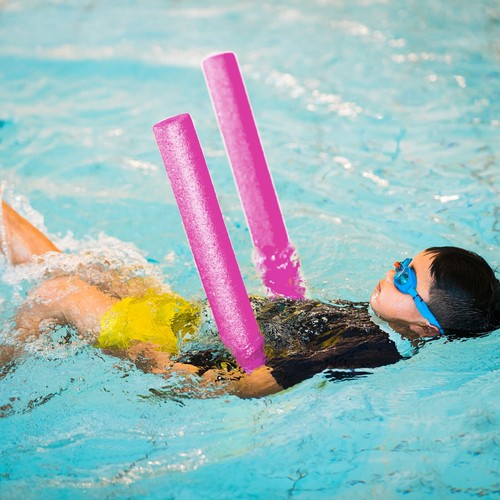 Swimming Pool Noodle 2 x Float Aid Woggle Logs Noodles Water Flexible Wet Tub UK - Picture 7 of 9