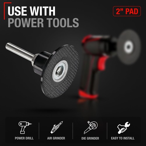 2" Conditioning Disc Pad Halter, 5 Stück - 1/4" Schaft für 3M ROLOC Markenscheiben -... - Bild 2 von 6