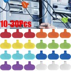 10/20/30pcs Write On Cord Labels Cable Tags Cord Labels Makers For Electronics