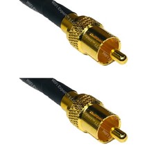 RFC195 RCA MALE to RCA MALE Coax RF Cable USA-Ship Lot