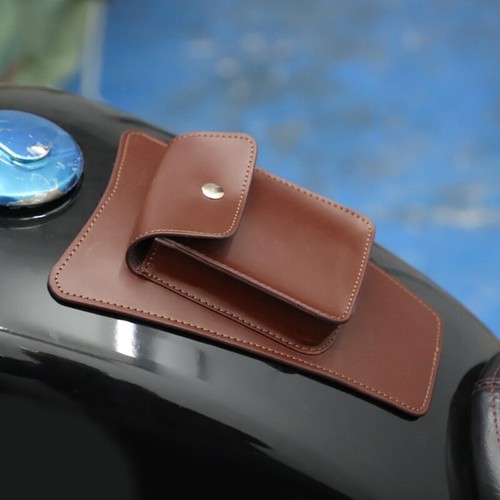 Waterproof Motorbike Universal Fuel Gas Tank Panel Bag Vintage Scratch Resistant - Picture 7 of 10
