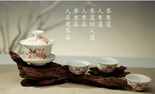 Chinese kungfu tea set porcelain gaiwan tureen covered tea bowl tea cup health - Picture 6 of 24