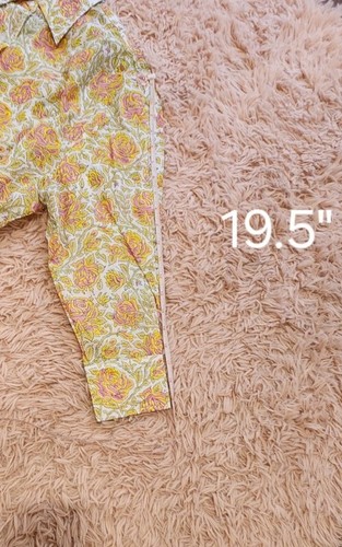 Conjunto de pantalones y camisas de discoteca florales talla blockprints x J CREW - Imagen 18 de 24