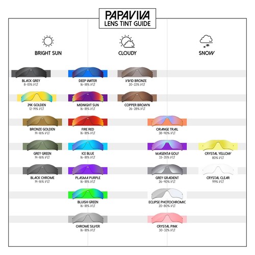 Lenslog schwarz & lila polarisierte Ersatzgläser für Oakley Fast Jacket xl - Bild 6 von 6