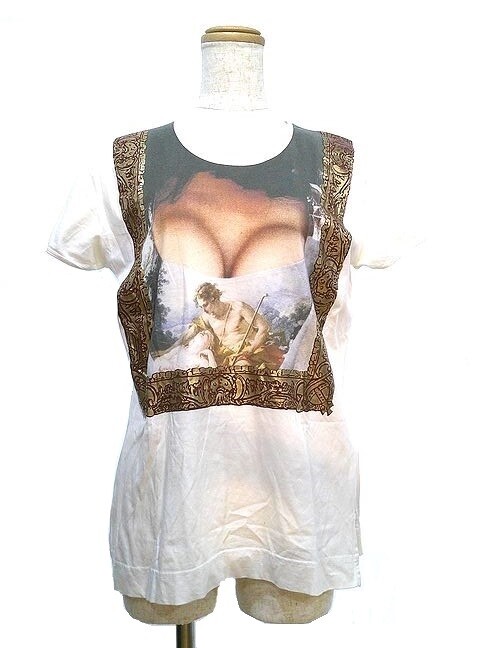 Vivienne Westwood ANGLOMANIA White Picture Frame Sara Bust T Vivienne Westwood ANGLOMANIA White Picture Frame Sara Bust T