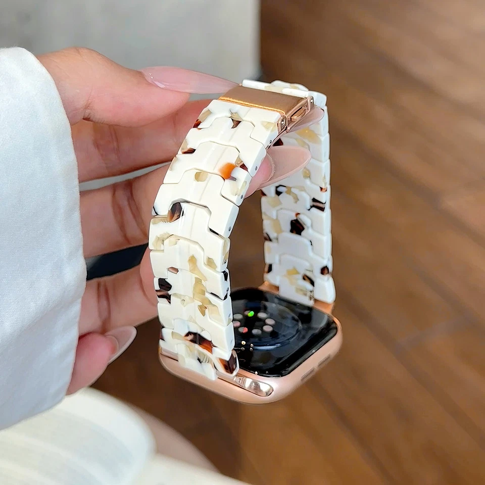 Стильный резиновый браслет ремень для Apple Watch Ultra Series 10 9 8 7 6 5 4 SE 3 2 - Изображение 4 из 4