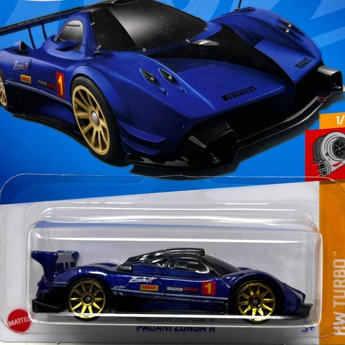 Hot Wheels HW Turbo Pagani Zonda R Blue - Picture 2 of 3