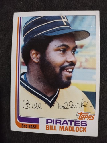 1982 Topps Pittsburgh Pirates Baseballkarte #365 Bill Madlock - Bild 1 von 2