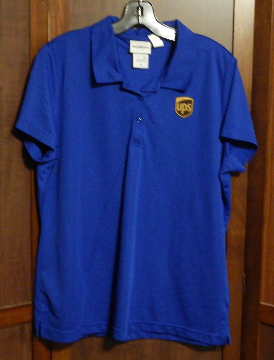 Womens Ladies XL United Parcel Service UPS Polo Shirt Bright