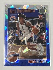 2019-20 NBA Hoops Rui Hachimura RC Premium Stock Blue Cracked Ice Tribute LAKERS
