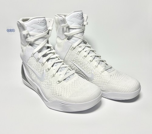 Herren Nike Kobe Bryant 9 IX Elite High Protro Turnschuhe weiß schwarz verschiedene Größen - Bild 10 von 22