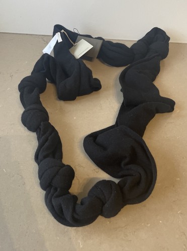COUNTRY ROAD Knotted Loop Scarf . Black .NWT. RRP$69.95 - Picture 5 of 5