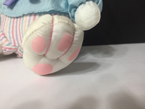 Plush Painter Bunny Rabbit Stuffed Animal Paint Brush Artist 8” Easter Parachute - Picture 5 of 12