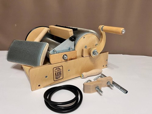 Trommelkrempel für Wolle 96\120 TPI Mini | Kardiermaschine | Wollverarbeitung - Bild 28 von 32