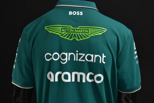 HUGO BOSS ASTON MARTIN Racing Formula F1 Team Shirt (SIZE XL adults) - Picture 5 of 12