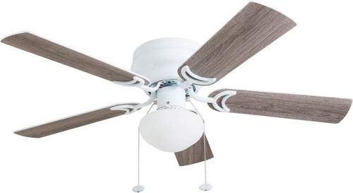 Transitional Flush Mount Ceiling Fan: 42 Inches with LED Light for Cozy Spaces - Picture 12 of 16