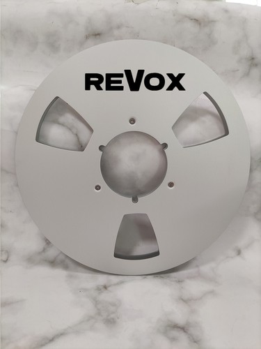 One Pair Silver 10.5'' Aluminium tape reel for Revox Reel To Reel tape recorder