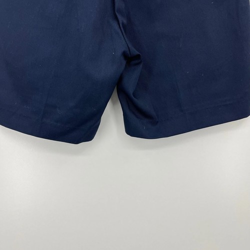 Elderado Shorts Youth Boys Size 16 Blue Chino School Uniform Vtg 80s USA New NOS - Picture 6 of 8