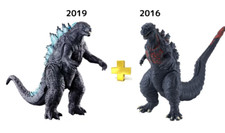 Godzilla Figure Movie Monster Series Godzilla 2016  2019 Set of 2 New Japan