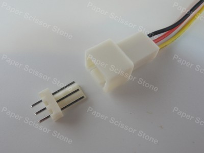 10 sets Type 2510 2.54mm Pitch 3 Pin JST Connector Plug Pigtails Wire GVS