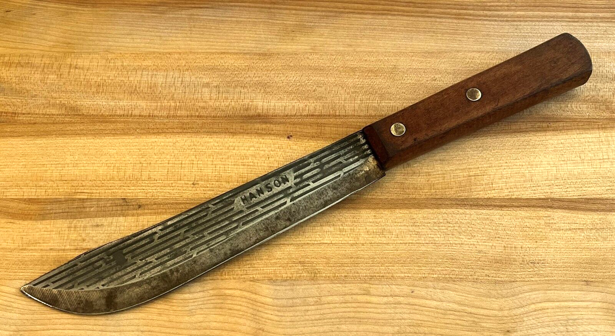 VINTAGE HANSON BUTCHERS KNIFE 7