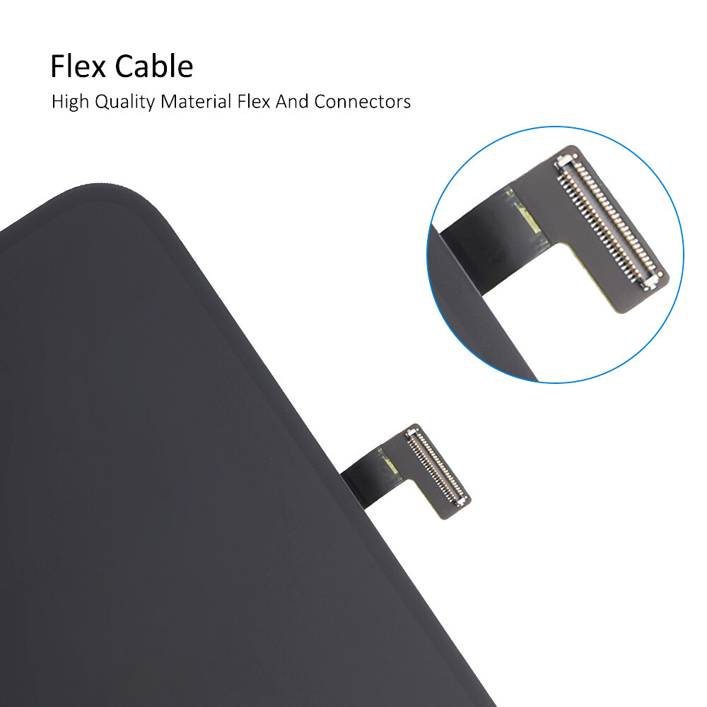LCD-vervangingsset Voor IPhone 12 Mini – 5,4 Inch, Touchscreen Met Frame, Inclusief Reparatiegereedschap En Lijm 2 miniatura