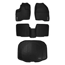 Smartliner Black 1st & 2nd Row Floor Liners & Cargo Liner for Ford Explorer