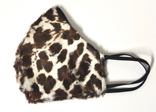 Mund Nase Masken Behelf Atemmasken Webpelz 100% Baumwolle Animalprint Waschbar - Bild 2 von 80
