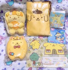 Sanrio Goods lot Plush Acrylic stand Pouch Pompompurin  Anime Goods From Japan